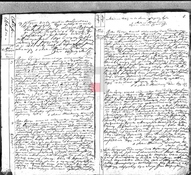 image.from.unit.number "Akta Cywilne Małżeństwa Gminy Krasnopolskiey Powiatu Seyneńskiego Województwa augstowskiego Roku 1817."