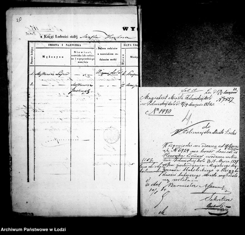 Obraz 18 z jednostki "Akta tyczące się przesiedleń"