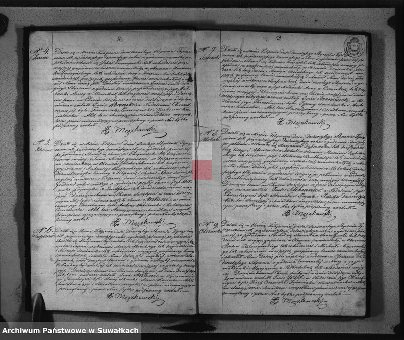 Obraz 4 z jednostki "Księga Duplikat do zapisywania Aktów Urodzonych, Zaślubionych i Zmarłych na rok 1859-ty z Parafii Filipowskiej"