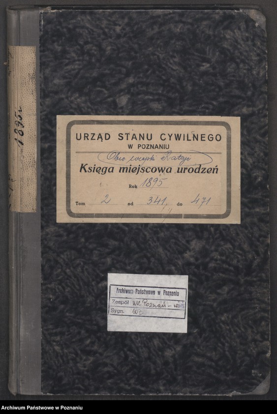 Obraz 2 z jednostki "Księga urodzeń t. II"