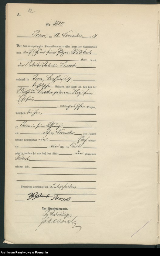 Obraz 15 z jednostki "Księga miejscowa urodzeń t. VII"