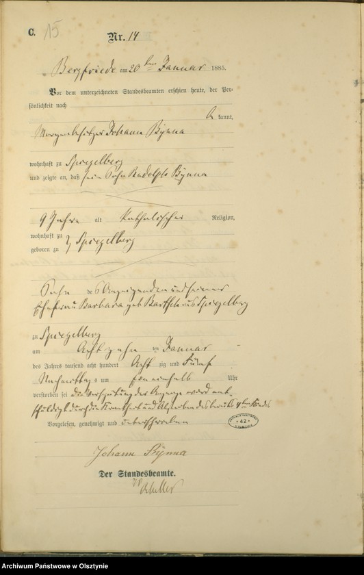 image.from.unit.number "Sterbe-Haupt-Register Nr 1 - 114"