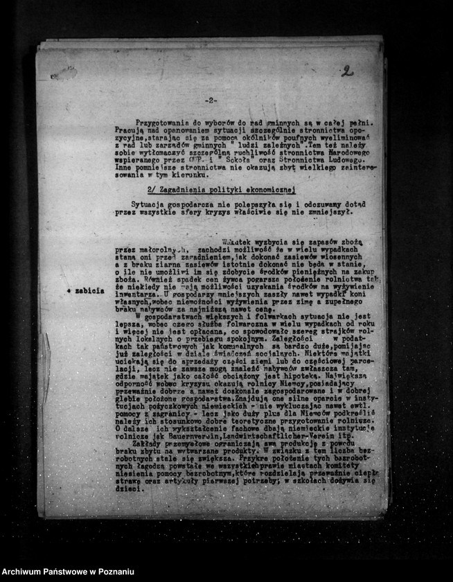 Obraz 6 z jednostki "Sprawozdania z polskiego legalnego ruchu polityczno-społecznego za miesiące styczeń, luty, marzec 1932 r."