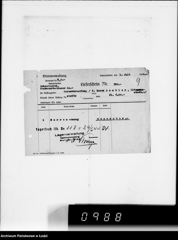 Obraz 13 z jednostki "Unbezahlte Zahlungs-Anweisungen"