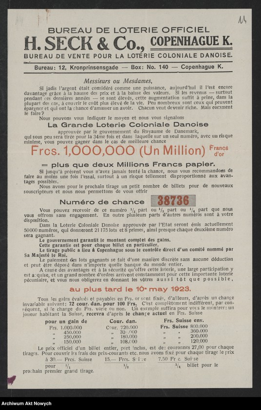 image.from.unit.number "Wykazy wylosowanych numerów pożyczek premiowych. Kupony pożyczek i loterii. Ogłoszenia o emisji kuponów pożyczek"