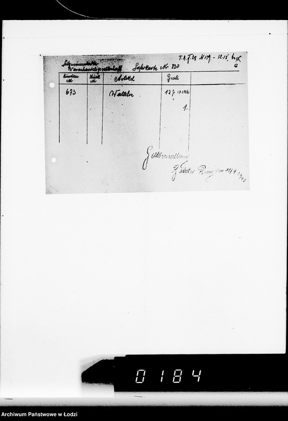 Obraz 10 z jednostki "Textil Waren Lieferscheine"