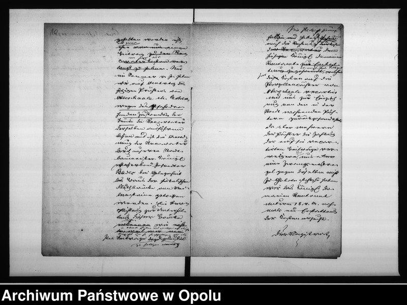 Obraz 11 z jednostki "Acta des Magistrats zu Oppeln betreffend die kleine Brücke im Wege nach dem Domainen Vorwerk Oberschale"