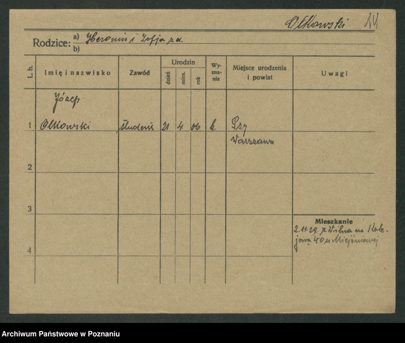 Obraz 16 z jednostki "Olk - Olszewski"