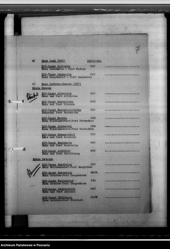 Obraz 11 z jednostki "K L V - Lager. Fortlaufende Liste"