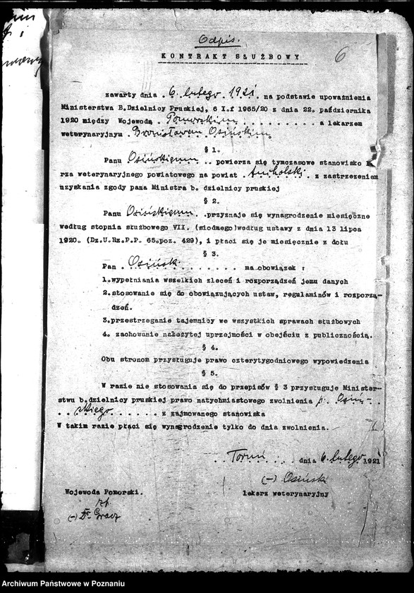 Obraz 10 z jednostki "Pow. lekarz Weterynaryjny Tuchola"