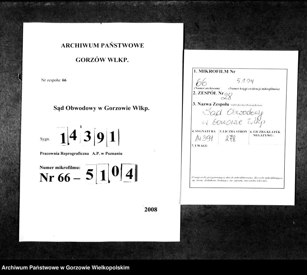 image.from.unit.number "Duplikate der Kirchenbücher von der Parochie Liebenow (Lubno)"