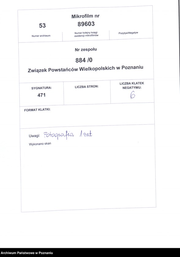 Obraz 5 z jednostki "Marsz oddziałów powstańczych z Biedruska - na czele kolumny kapitana Kopa."