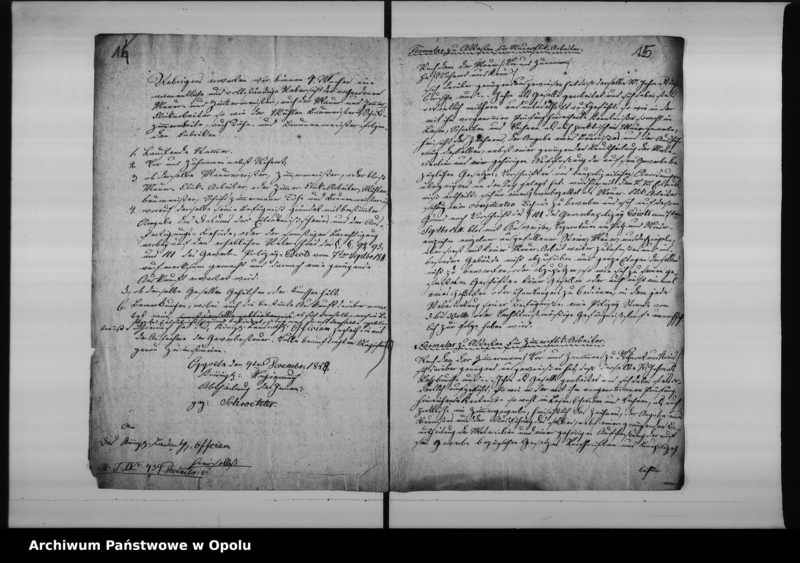 Obraz 15 z jednostki "Acta betreffend die Aufnahme und Einreichung der Gewerbe Tabelle pro 1828"