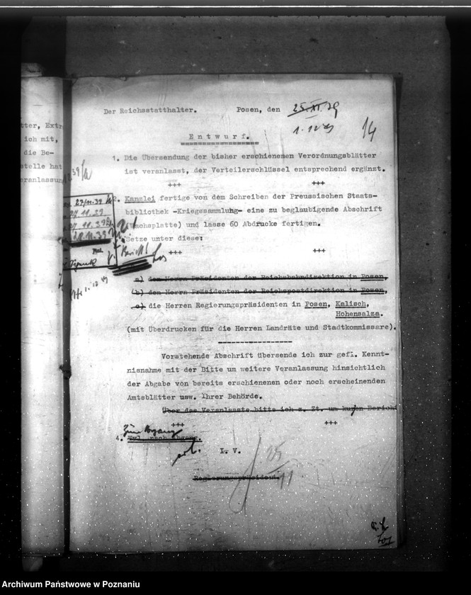 Obraz 18 z jednostki "Korespondencja w sprawie zarządzeń i ich przygotowania do publikacji w dzienniku urzędowym"