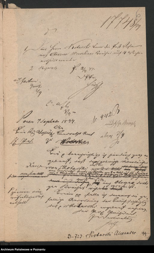 Obraz 9 z jednostki "A. betr. Xawer von Kotarski"