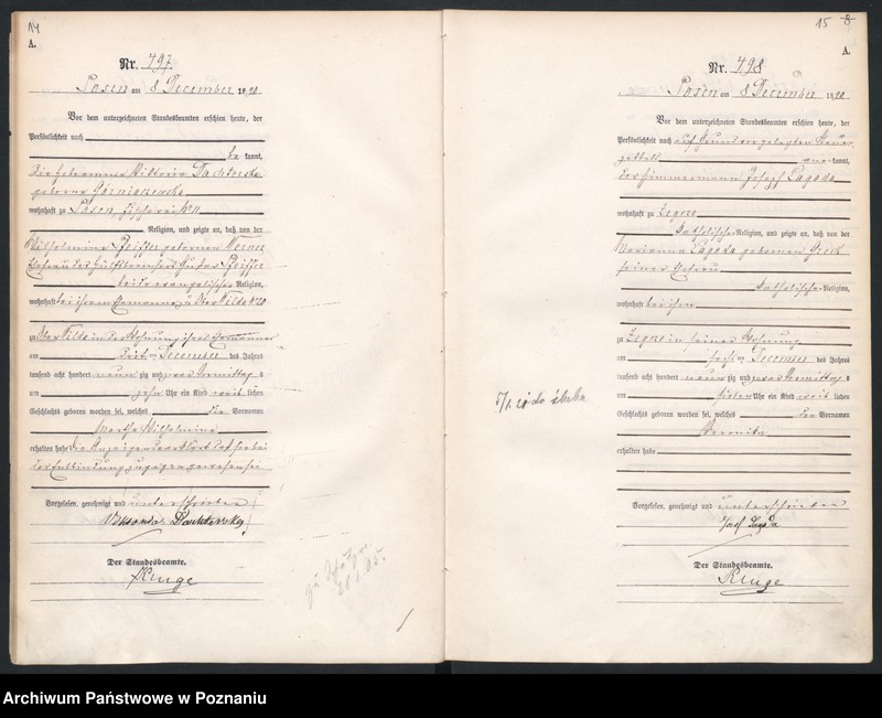 Obraz 11 z jednostki "Księga urodzeń t. II"