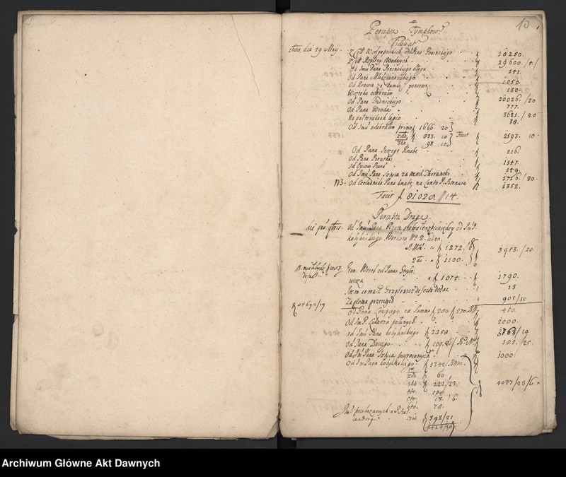 image.from.unit.number "Rozliczenie różnych wydatków z mennicy i wypłat na wojsko."