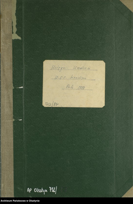 image.from.unit.number "Geburts-Haupt-Register Nr 81 - 88"