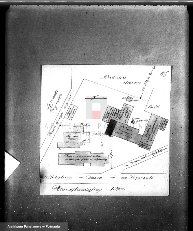 image.from.unit.number "Podanie o pozwolenie na budowę silosa i rozbudowy czyszczarni przy młynie parowym firmy Gottlieb Jonas, Kobylin, pow. krotoszyński"