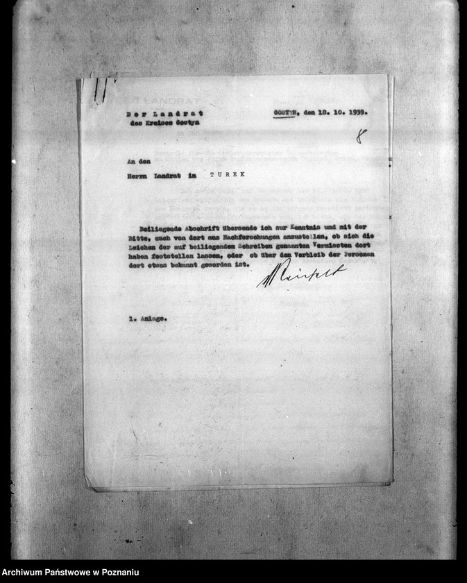 Obraz 12 z jednostki "Amtliche Meldungen Kreis Gostingen (Gostyń)"