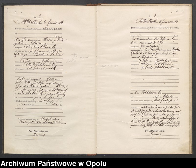 image.from.unit.number "Księga Zgonów Miejscowa Siołkowice Stare za rok 1916-1917"