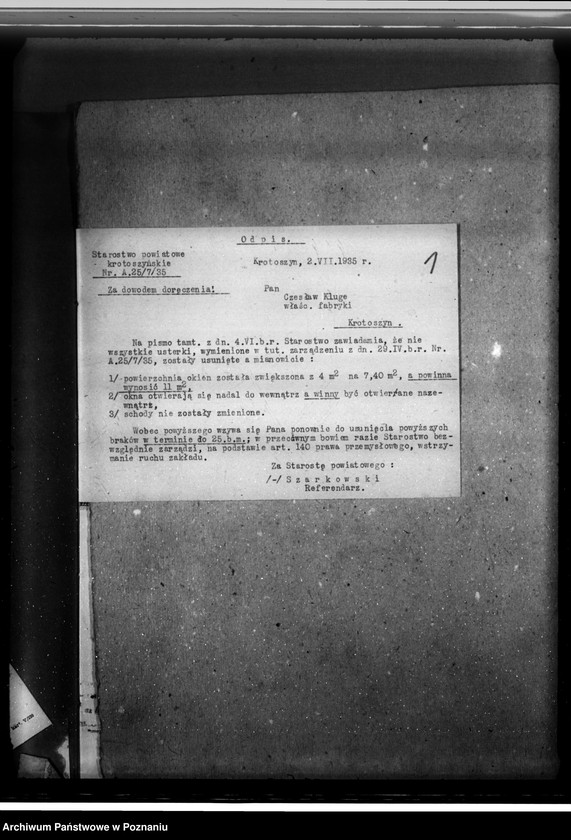 image.from.unit.number "/Fabryka proszku mlecznego i mleka kondensowanego w Krotoszynie - własność A. Kluge nadzór nad kotłownią/"
