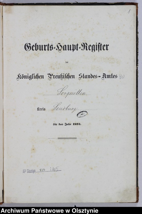 image.from.unit.number "Geburts-Haupt-Register Nr 1 - 121"