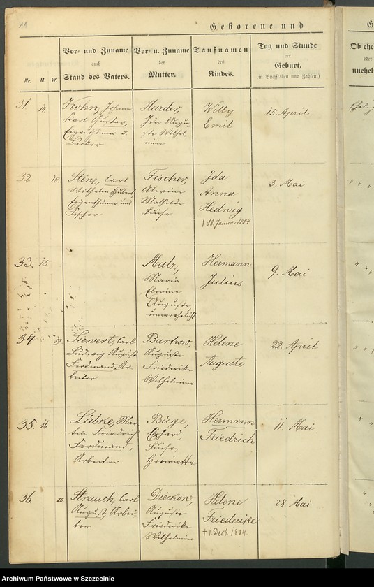 image.from.unit.number "Kirchenbuch. Lübzin (Lubczyna, now.)."