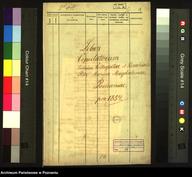 Obraz 3 z jednostki "Księga małżeństw"