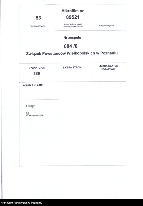 Obraz 2 z jednostki "Kampania Straży Ludowej w Kłecku IV Baon [Raporty]"
