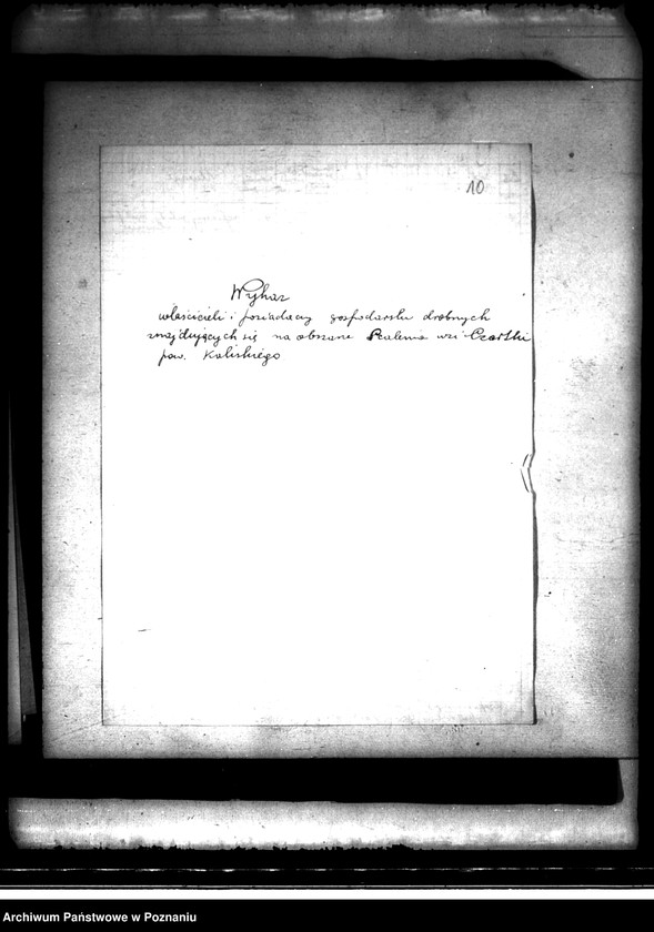 image.from.unit.number "Scalenie gruntów we wsi Czartki /gmina Zborów powiat kaliski/"