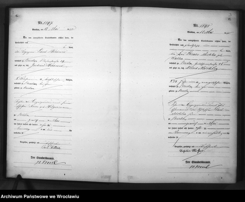 image.from.unit.number "Sterbe-Haupt-Register Breslau II 1880 Band 5"