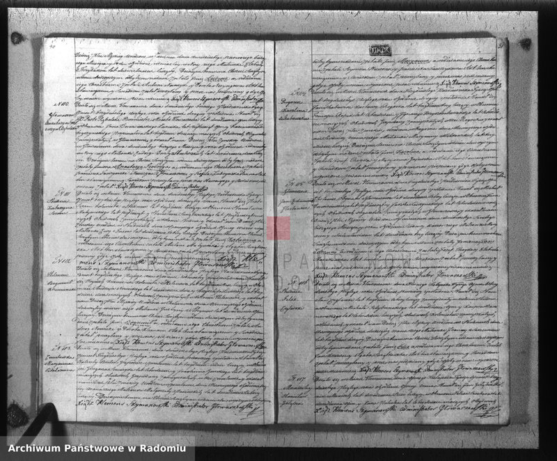 image.from.unit.number "Księga duplikatu aktów religijno-cywilnych parafii Głowaczewskiey na rok 1835"