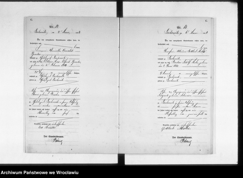 image.from.unit.number "Sterbehauptregister des Standesamtes Laskowitz 1884"