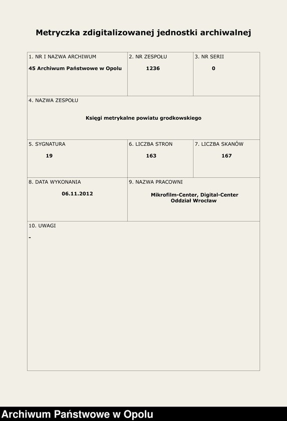 image.from.unit.number "Copulations-Buch von Osseg vom Jahre 1798 - [1873] [Kościół filialny w Osieku Grodkowskim parafii rzymskokatolickiej w Lipowej]"