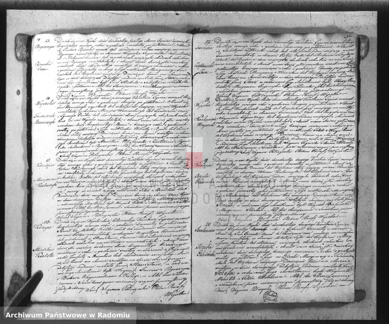 Obraz 5 z jednostki "[Duplikat Parafii Wysoka w powiecie Szydłowieckim Obwodzie Opoczyńskim] Gubernij Sandomierskiej na rok 1838 sporządzona"