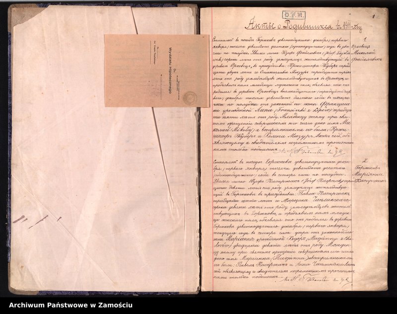 image.from.unit.number "Akta urodzeń, małżeństw, zgonów"