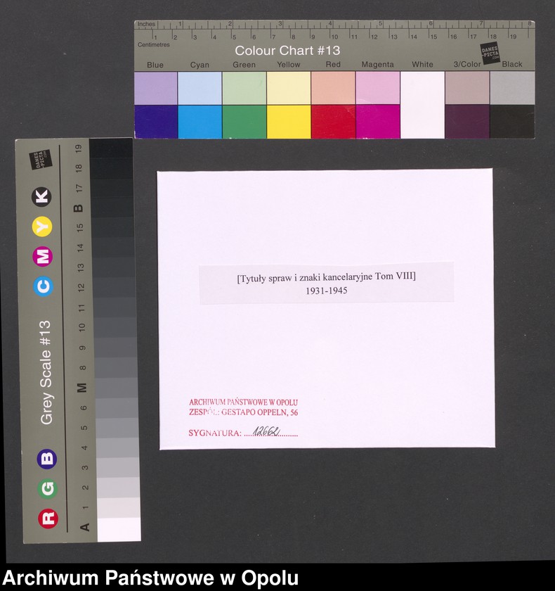 Obraz 2 z jednostki "[Tytuły spraw i znaki kancelaryjne Tom VIII]"