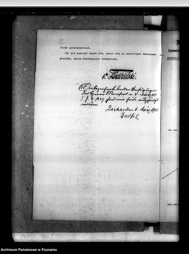 Obraz 16 z jednostki "Akta betr. fuer Anstellung und Versetzungen der Gestuet - Beamten."