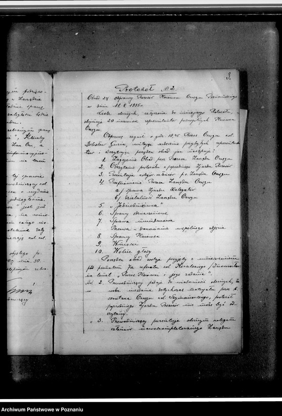 Obraz 7 z jednostki "Protokoły zebrań Zarządu Okręgu Poznańskiego"