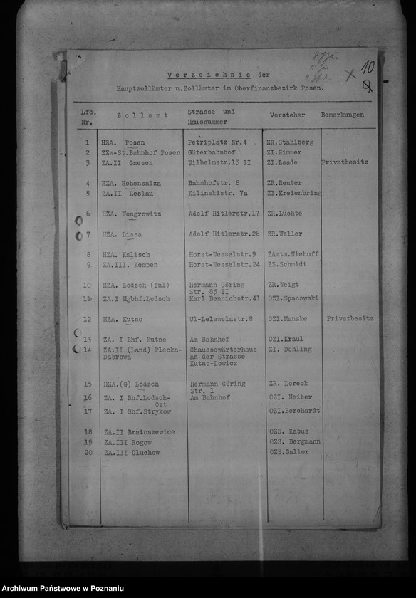 Obraz 14 z jednostki "Unterbringung der Arbeitsämter"