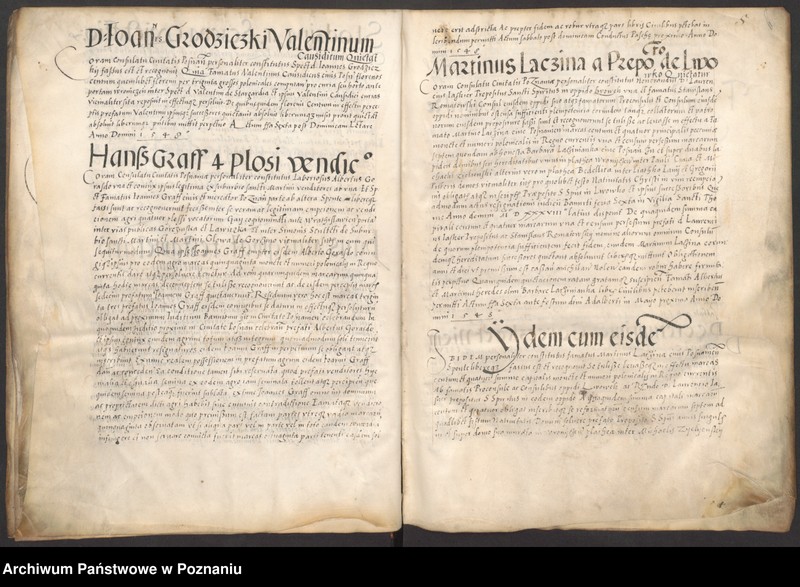 Obraz 10 z jednostki "Liber obligacionum, decretorum, quietationum, contractuum. Acta consulatus Posnaniensis ab anno 1548."