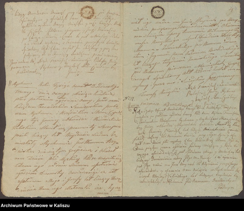 image.from.unit.number "Książka akt urodzenia, małżeństw i zejścia"