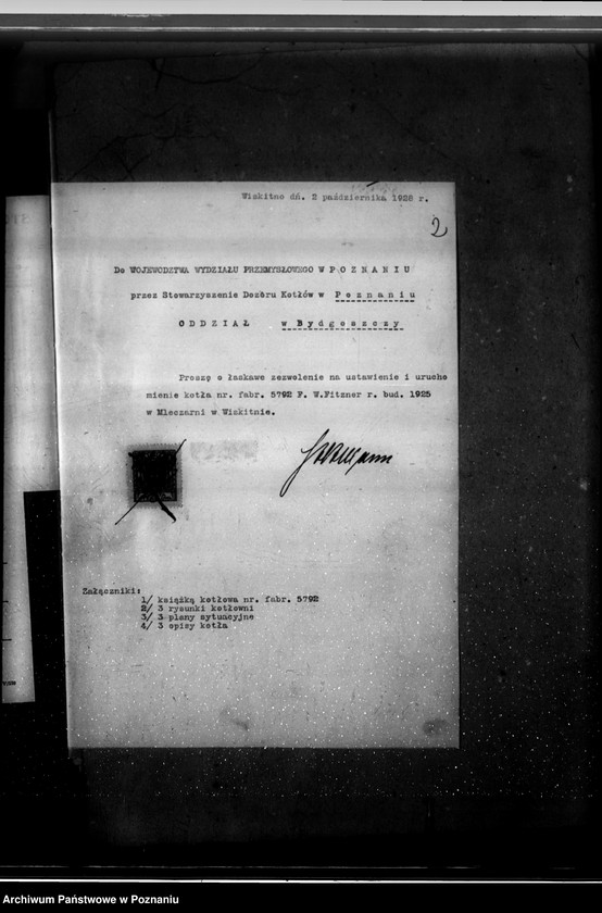 Obraz 6 z jednostki "Mleczarnia w Wiskitnie pow. bydgoski własność Altmann nr woj. 5711"