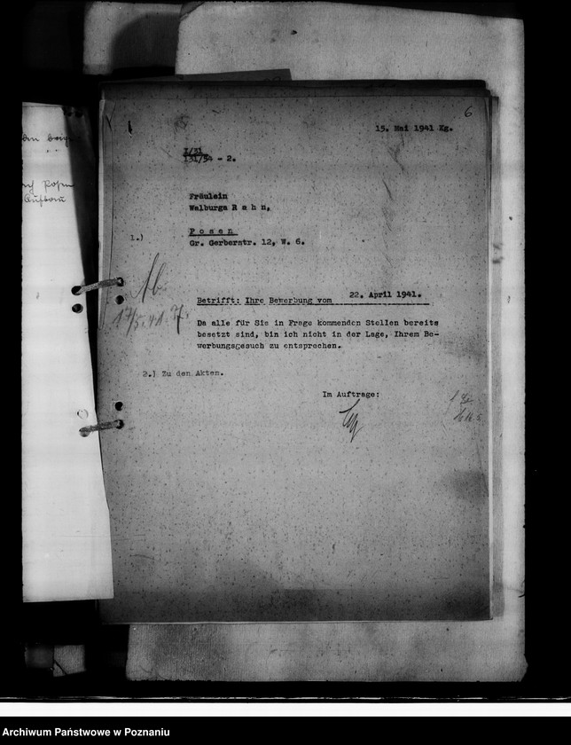 Obraz 10 z jednostki "Bewerbungen um Anstellung"