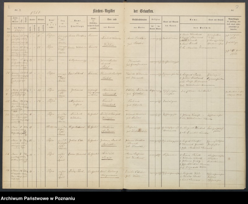 Obraz 7 z jednostki "Duplikat der Taufregister, Trauregister, Todtenregister"