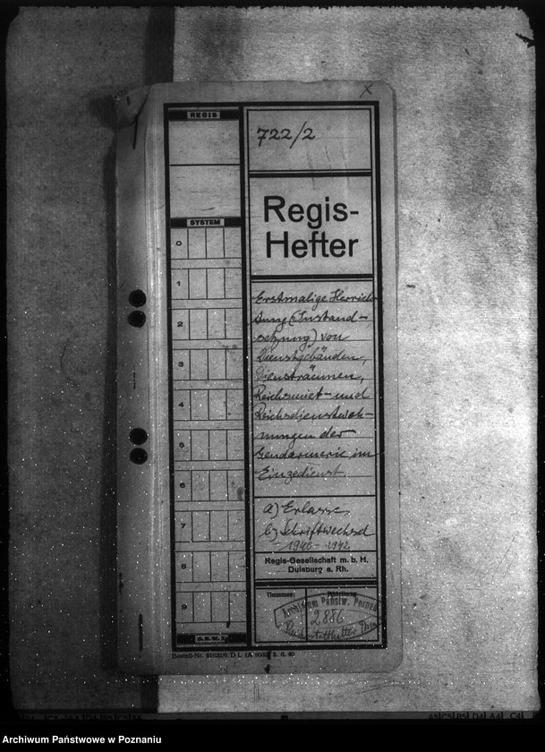 Obraz 4 z jednostki "Erstmalige Herrichtung (Instandsetzung) von Dienstgebäuden, Diensträumen, Reichsmiet- und Reichsdienstwohnungen der Gendarmerie im Einzeldienst a) Erlasse, B) Schriftwechsel"