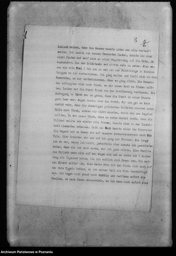 Obraz 7 z jednostki "Anzeigen im Ortdentuhen Berbachter am 2.8.1941 bert. Lültemeger - Herrenhofen, b. Schroda (Środa)"