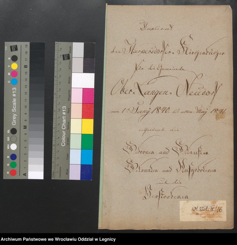 image.from.unit.number "Duplicat der Harpersdorfer Kirchenbücher von der Gemeinde Ober Harpersdorf Langen Neudorf"