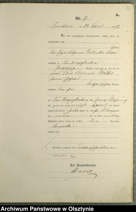 image.from.unit.number "Geburts-Haupt-Register nr 1 - 77"